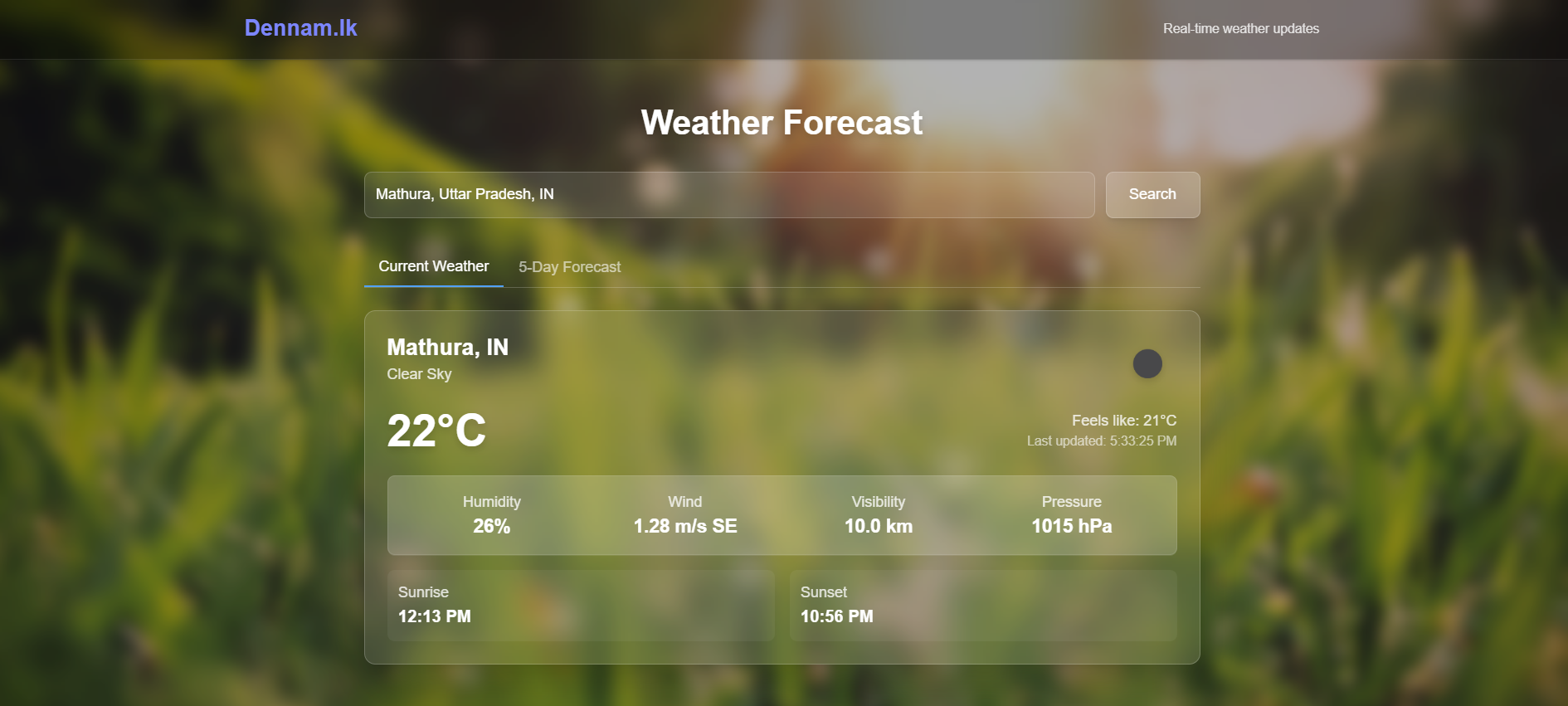 Weather Forecast App